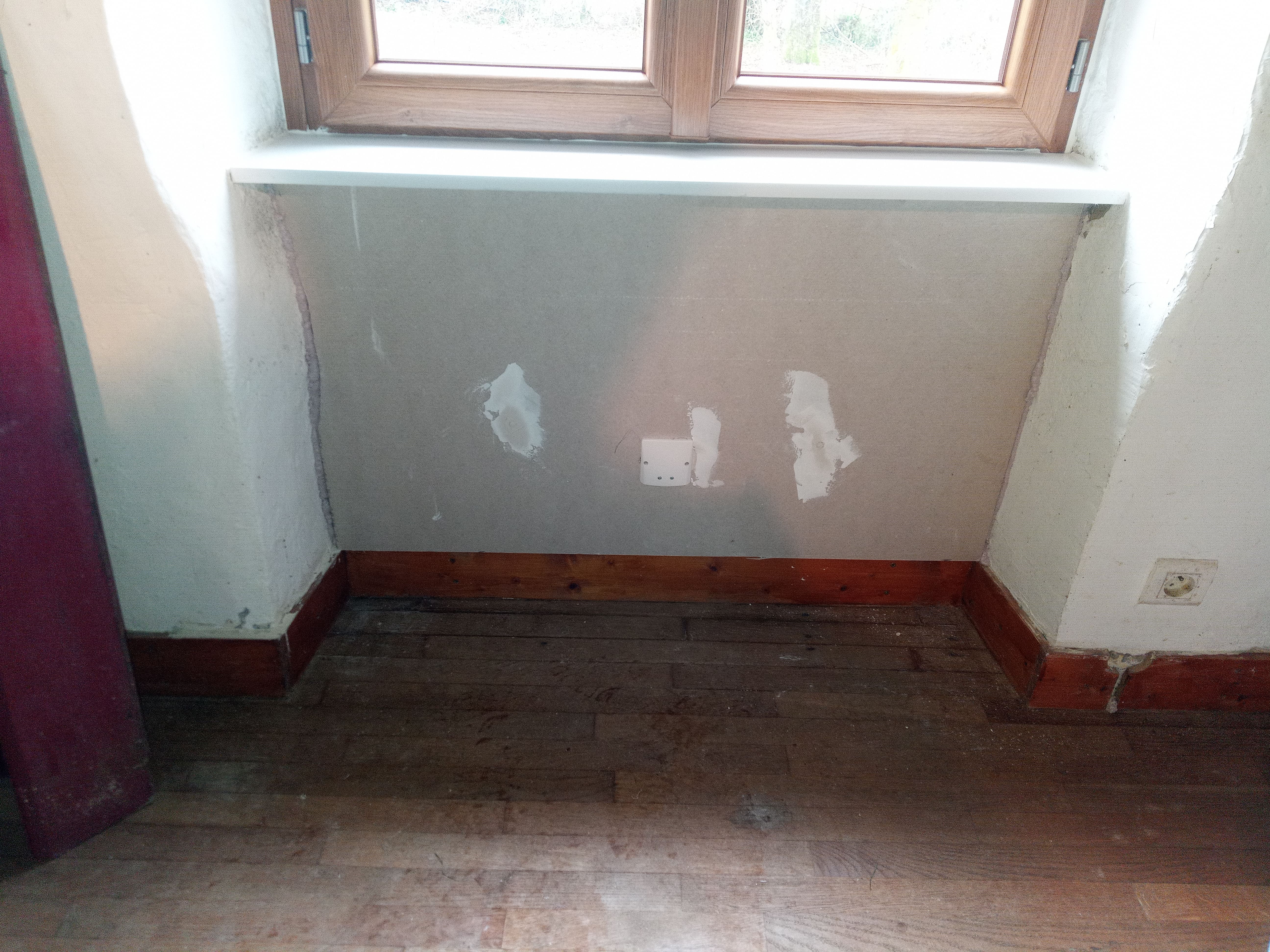 Fenêtres bois avec persiennes