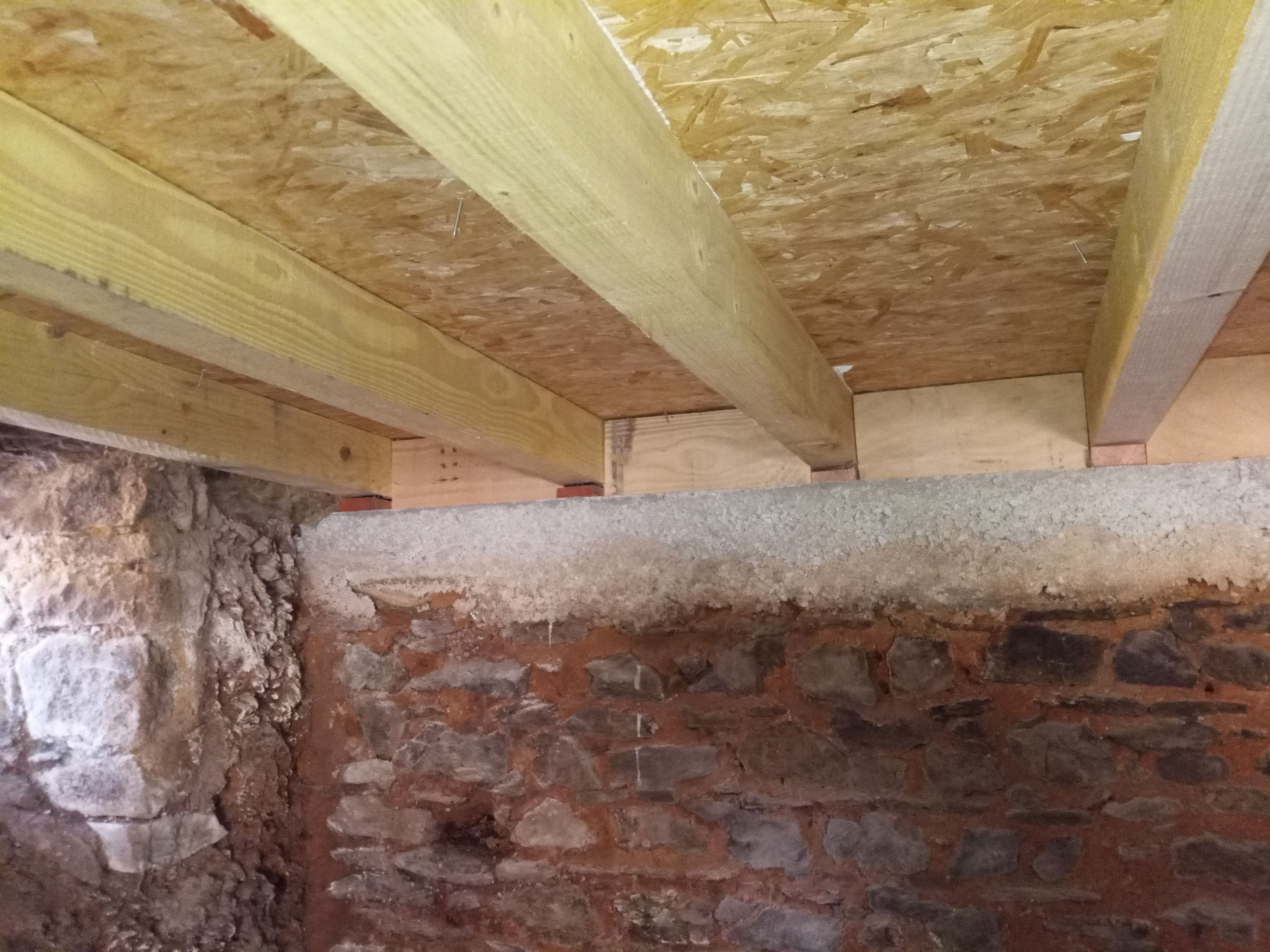 Réhabilitation structure bois intérieure